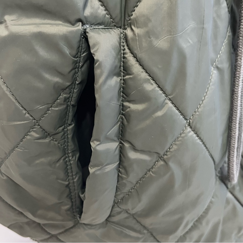 Kensie Dark Green Fleece Lined Vest - Picture 3 of 9